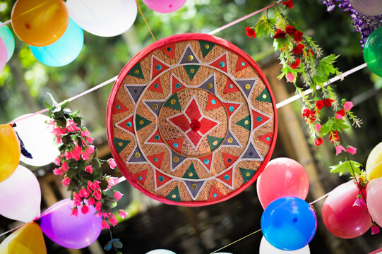 JAPI decoration with flower and balloon