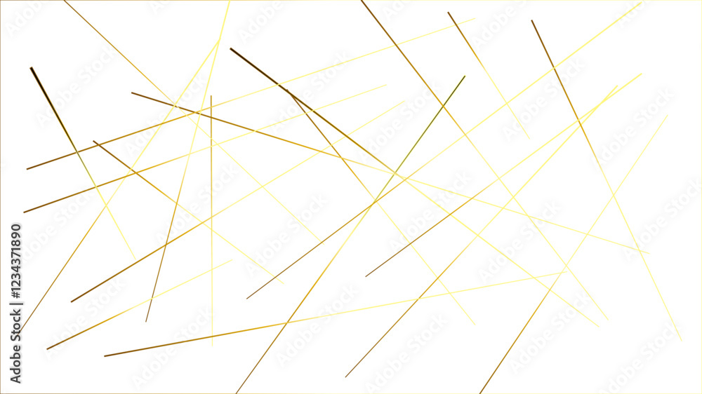 Aufkleber random geometric line pattern on a black backdrop background. random line low poly pattern. abstract