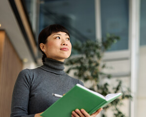 business meeting businesswoman woman office portrait entrepreneur occupation job career confident...