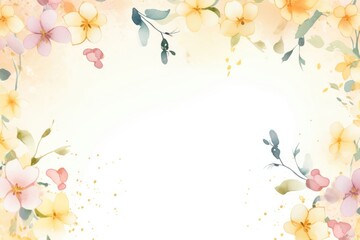 Spring and summer flower backgrounds pattern.