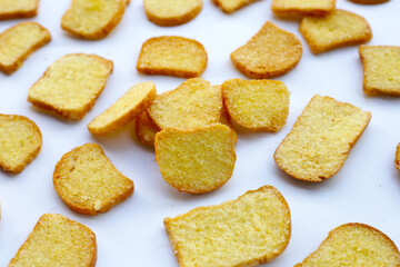 Crispy butter and sugar bread