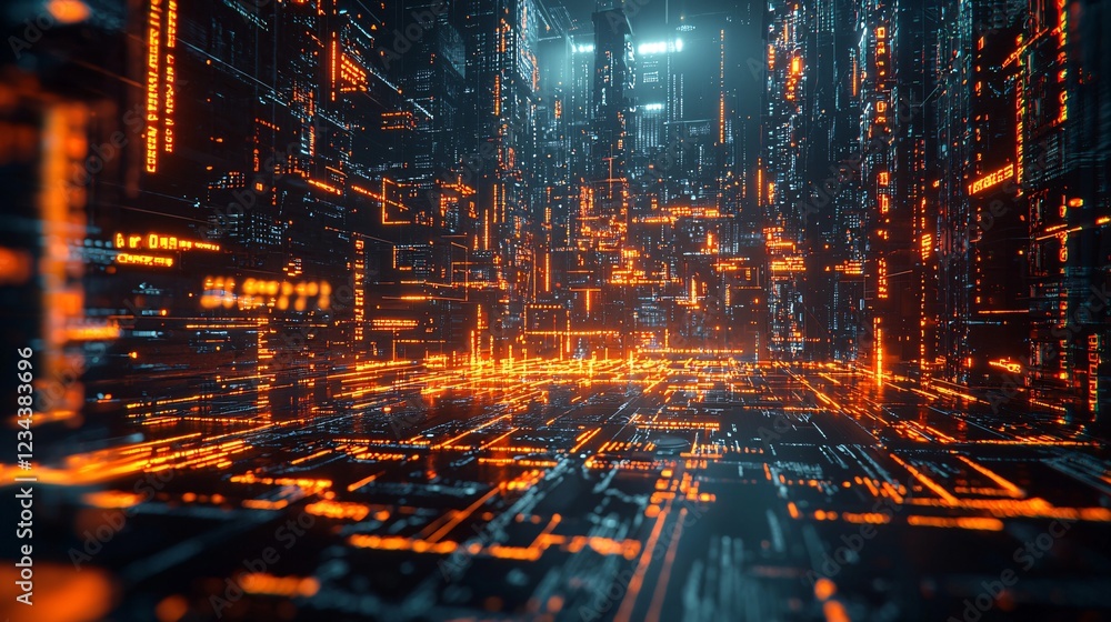 Poster digitally enhanced machine learning image