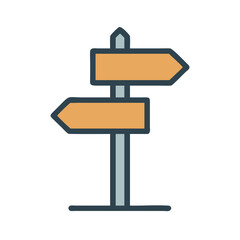 signpost icon design
