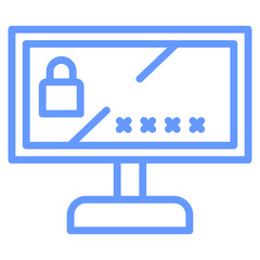 Fototapeta premium Privacy Screen Icon