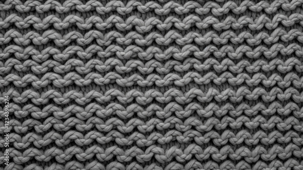 Poster seamless gray crochet knitted texture for background or design use in various creative projects and 