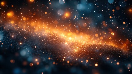 Cosmic Sparkle: A Celestial Abstract