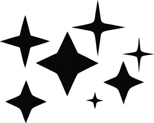 Shine icon, Clean star icon