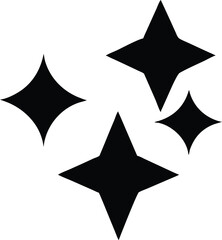 Shine icon, Clean star icon