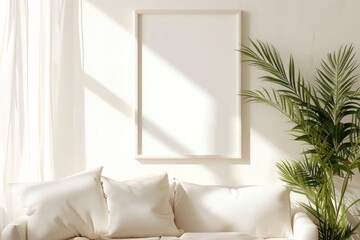 Frame plant furniture cushion.