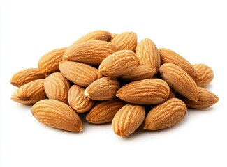 Fototapeta premium Fresh Almonds in a Natural Arrangement for Healthy Snacking