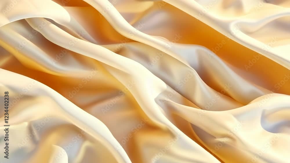 Poster this captivating animation features fluid movements of fabric that ripple and flow, displaying shade