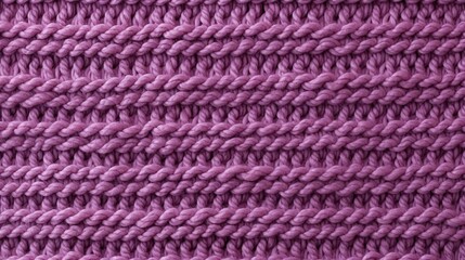 Textured Purple Crochet Fabric with Seamless Knitted Patterns Perfect for Crafts and Design Projects