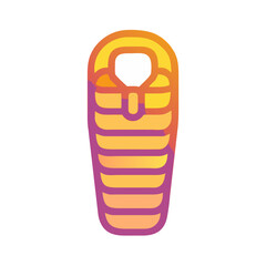 sleeping bag icon design