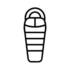 sleeping bag icon design