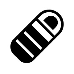 sleeping bag icon design