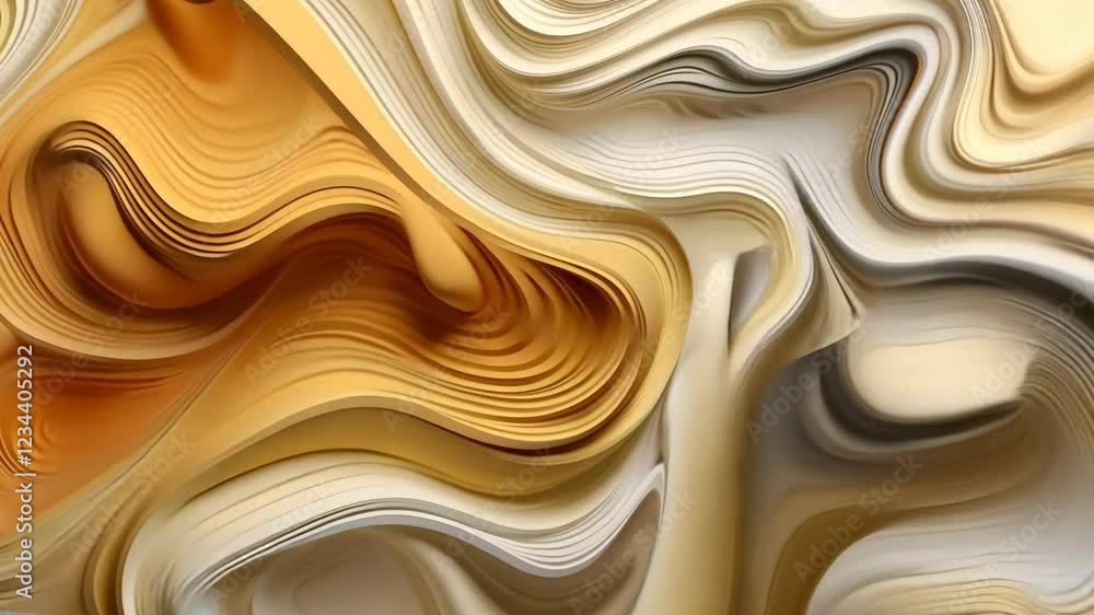 Poster experience a mesmerizing display of shapes and colors that blend seamlessly, creating an immersive j