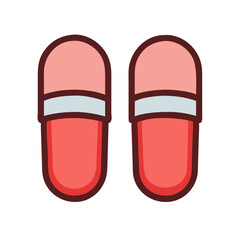 slippers icon design