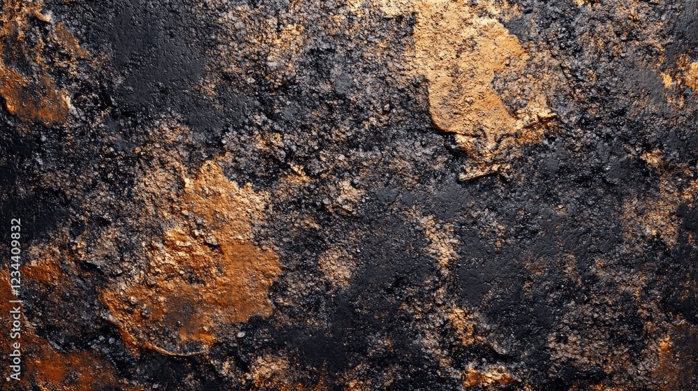 Poster abstract blend of fine powdery grains and large textures creating a stunning visual contrast with ri