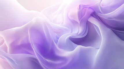 Obraz premium Flowing purple and pink cloth creating abstract shapes