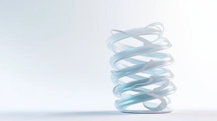 A metal coil spring intended for mechanical use