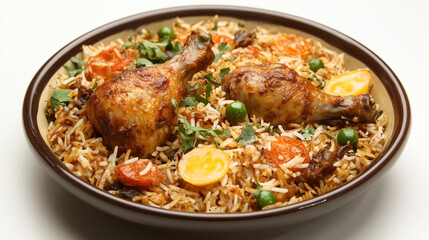 Popular Indian dish Chicken Biryani