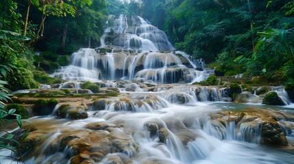 Obraz premium Waterfall in the Jungle