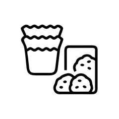 snacks icon design