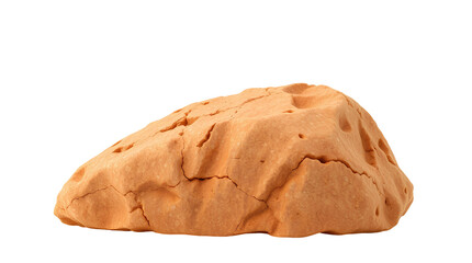 Photo of rock piece with rough isolated on transparent background.png