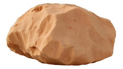 Photo of rock piece with rough isolated on transparent background.png