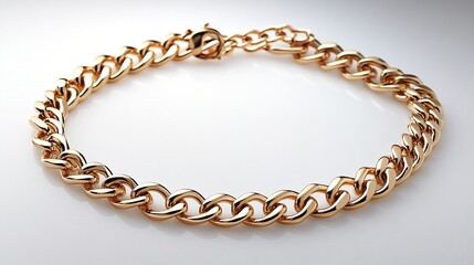 Obraz premium jewelry: gold chain.