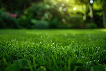 Naklejka premium Lawn outdoors nature grass.