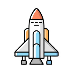 space shuttle icon design