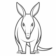 Aardvark Vector Silhouette - SVG, PNG, EPS, AI, PSD Illustration Download