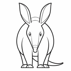 Aardvark Vector Silhouette - SVG, PNG, EPS, AI, PSD Illustration Download