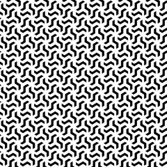 Fototapeta premium Geometric Black and White Backgrounds, Seamless Pattern, Digital Paper