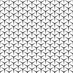 Naklejka premium Geometric Black and White Backgrounds, Seamless Pattern, Digital Paper