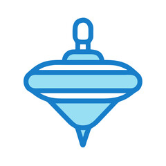 spinning top icon design