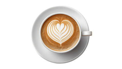 cup of coffee with heart