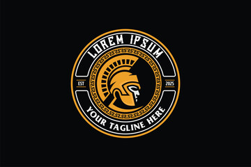 spartan vector image logo template