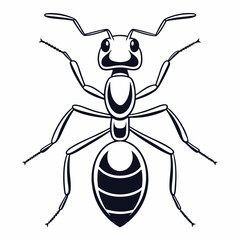 Ant Insect Vector Silhouette - PNG, SVG, EPS, AI, PSD Clipart for T-Shirts & Designs