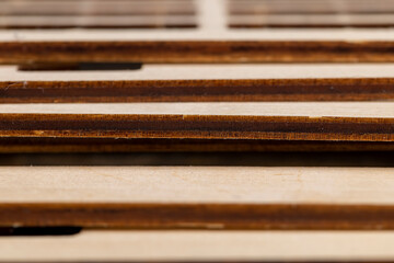 thin wooden plywood for sawing out various objects