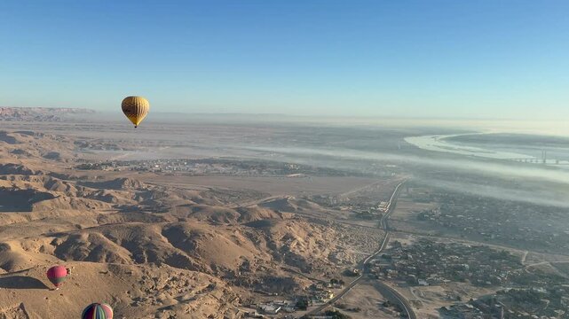 Hot air Balloons over Luxor