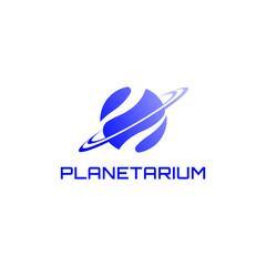 planetarium logo design template for your brand