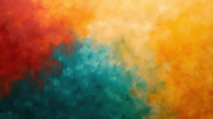 Abstract Colorful Background with Red, Orange, Yellow and Green Hues