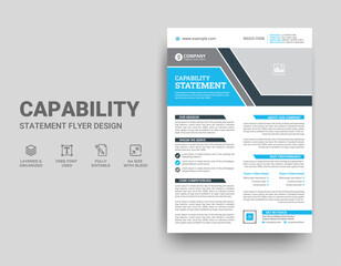 Capability Statement Template Design