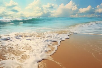 Beach outdoors horizon nature.