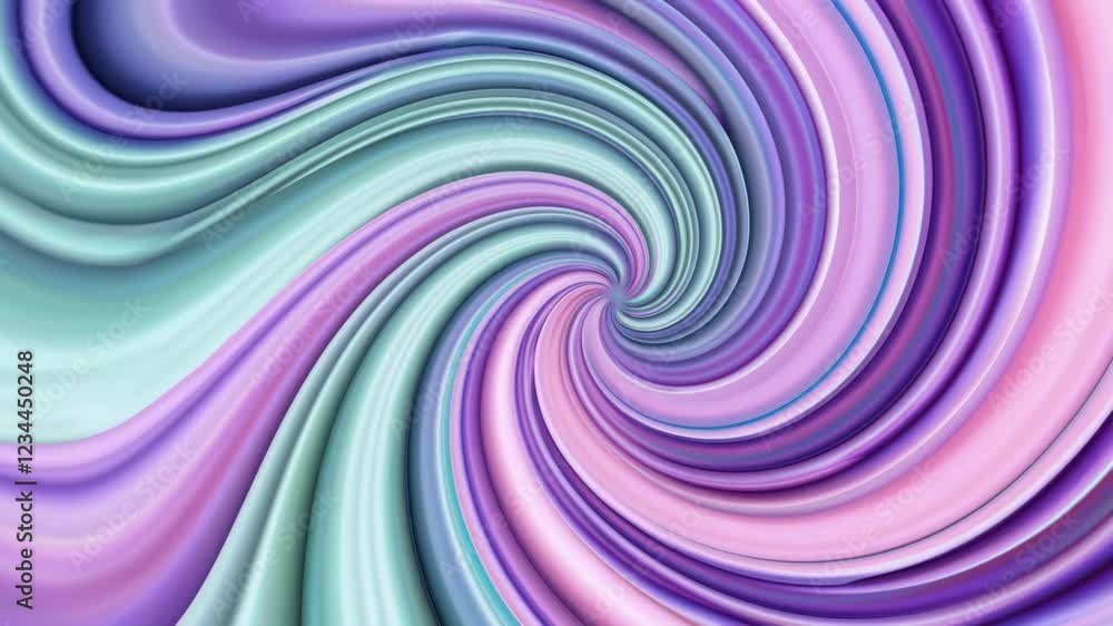 Aufkleber pastel swirl pattern with vibrant colors and smooth texture, abstract art concept