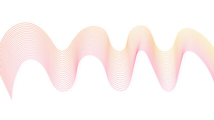 Abstract colorful line blend flow wave element for technology background design. Vector abstract colorful flowing wave line blend. Design element for technology, science, music or modern concept.