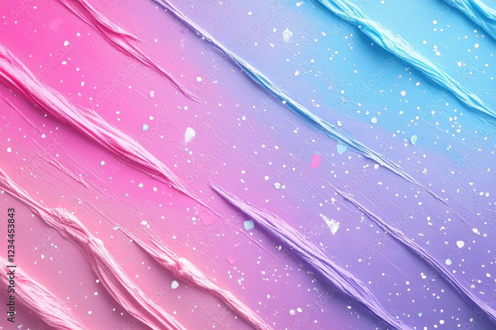 Poster colorful paint strokes create a vibrant abstract design suitable for art projects or backgrounds
