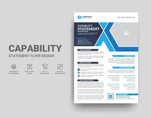 Capability Statement Template Design